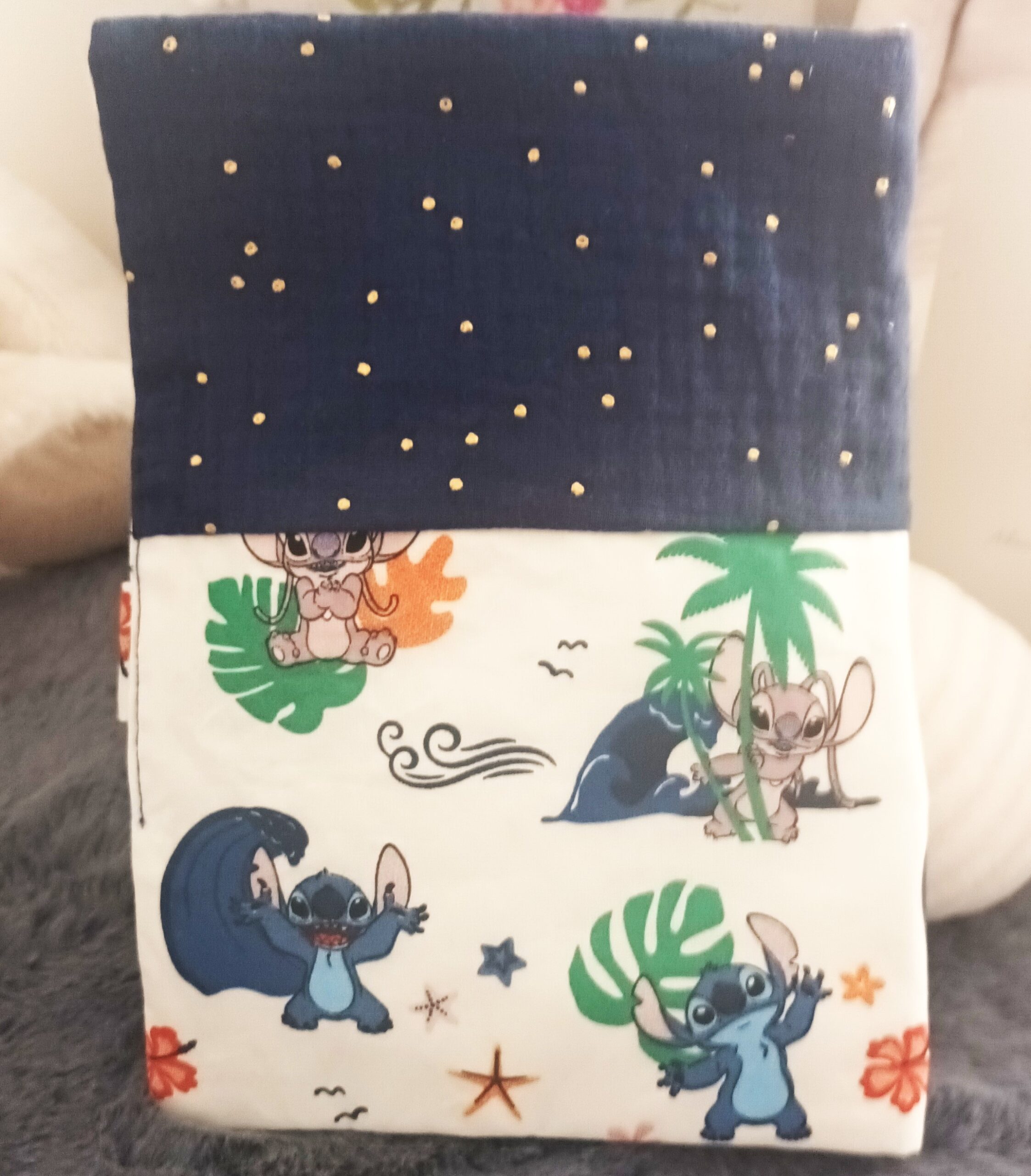 Carnet de Santé Stitch Bleu