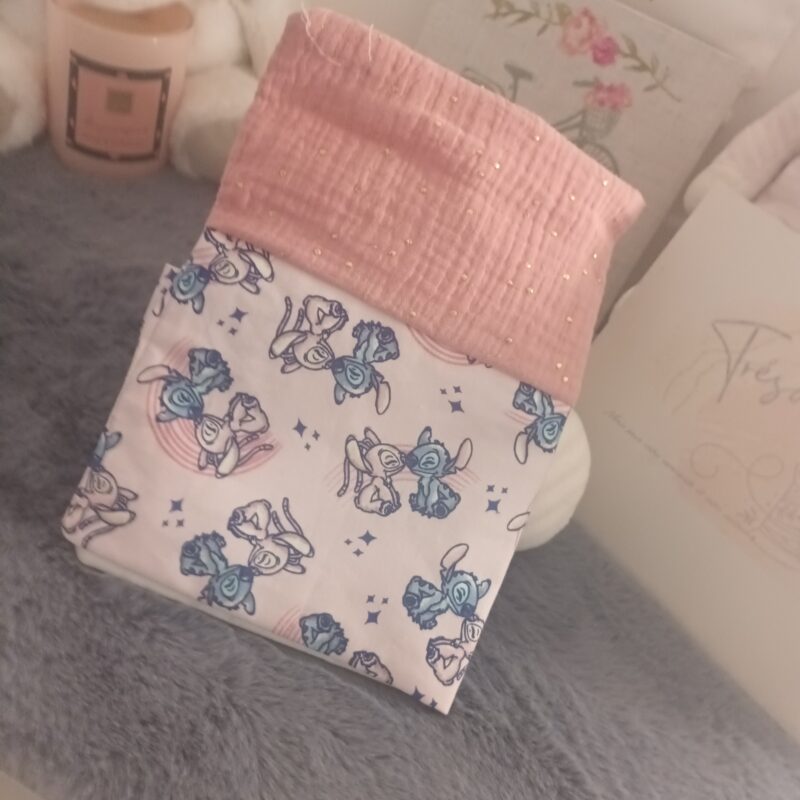 Carnet de Santé Stitch Rose