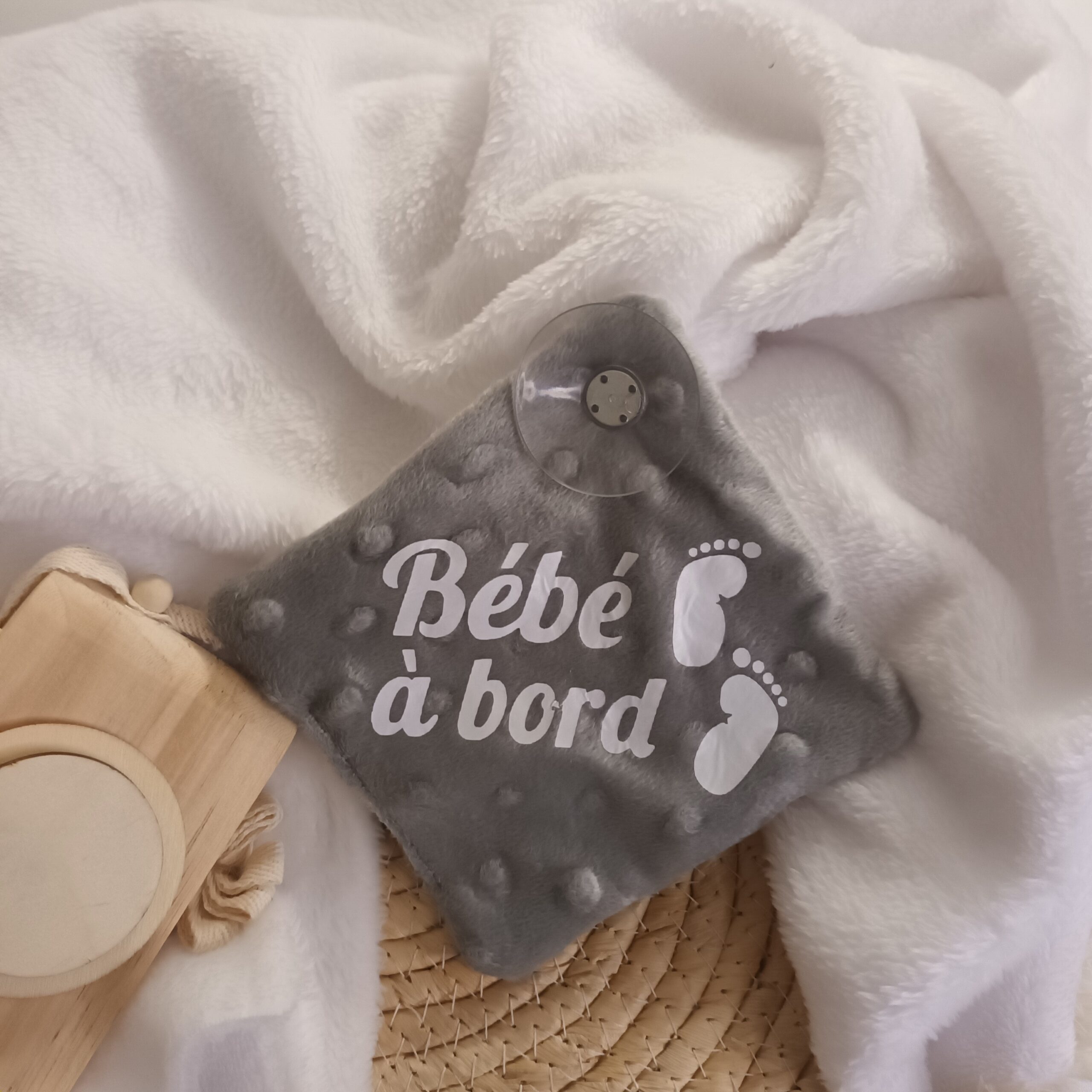 Bébé à Bord Gris