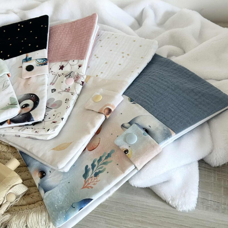 Les Carnets de Santé - Gaze de Coton & Motif (Différents Modèles)